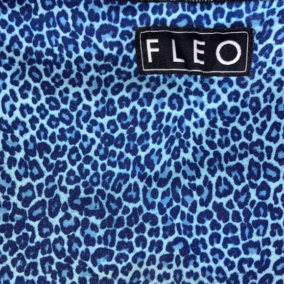FLEO HTF Rawr 🐾 GWPL Collab Blue Cheetah Shorts M - Picture 9 of 10